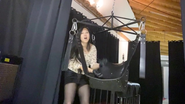 Domina Mara's CBT Sex Swing Fantasy [Kinky BONDAGE POV]