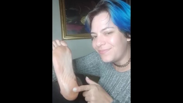 Worship my foot! Your only purpose is to keep them