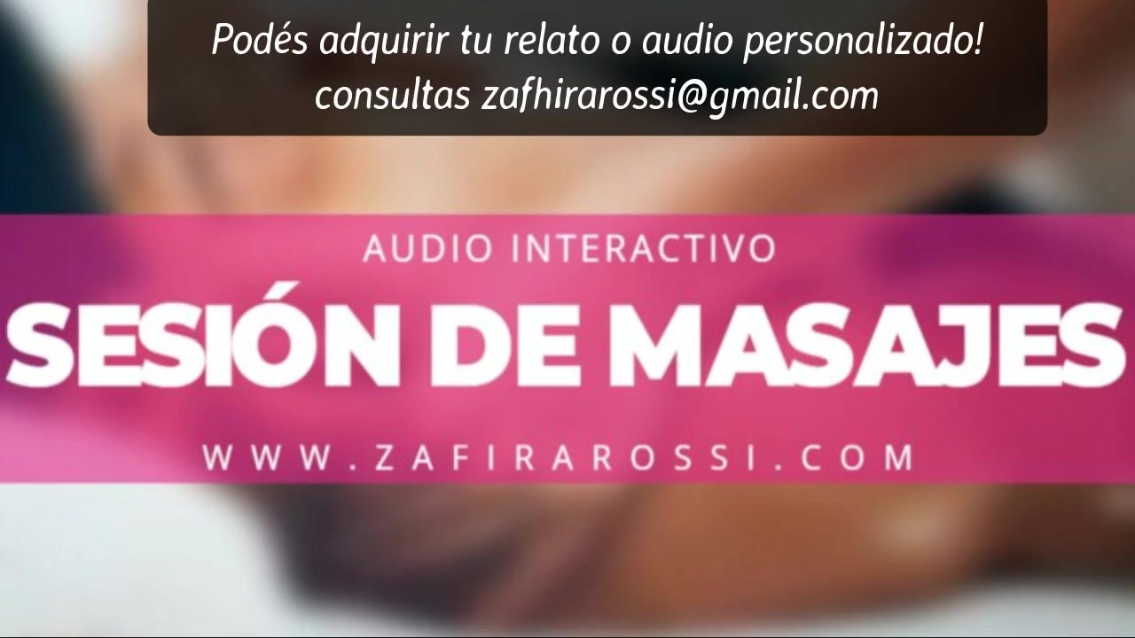 PLEASING PORN AUDIO [INTERACTIVO] SESIÓN DE MASAJES | ASMR [VOZ ARGENTINA]