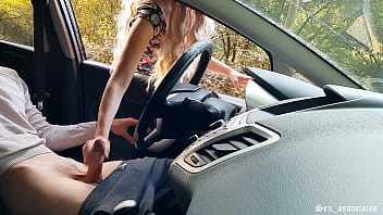 Outdoor Cock Flash! a Naive 19 Year Old Caught me Jerking off inside the Vehicle inside a Outdoors Park and help me Out.