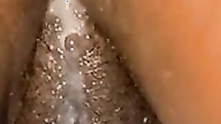 Ebony 19 Year Old Vagina gets a cumshot