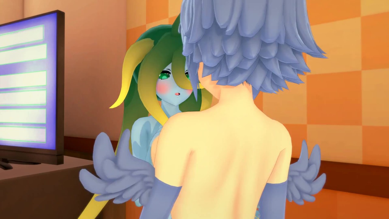 (3D Cartoon)(Dyke)(Monster Musume) Slime x Harpy Papi