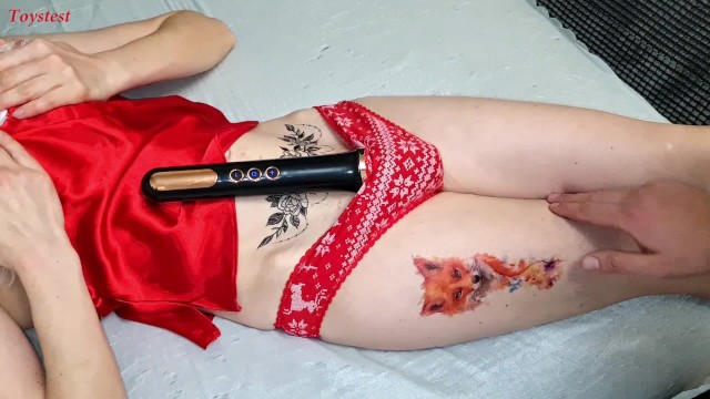 Christmas Magic Present Going Deep inside Her Vagina