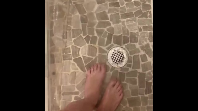 Shower Leg and Toes Bdsm