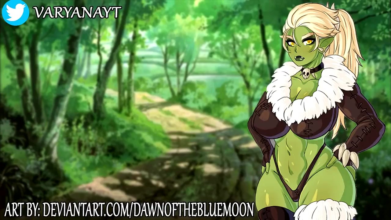 First Time with Orc Mistress [Part two of spooned by orc]