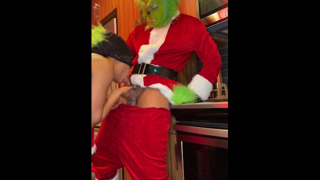 Mrs. Clause Fucks the Grinch While Santa Was Away -