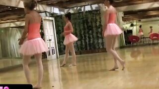 beauty Ballerinas Gets Crazy On Dance Studio