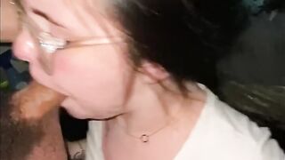 BEAUTIFUL WHITE GIRL IN GLASSES ! HARDCORE FACE BONED ! W/ Huge Facial into The End!