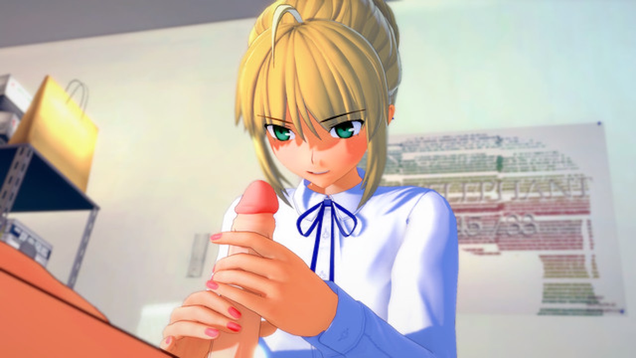 Fate/Grand Order:Saber Artoria CRAVES EARLY MORNING SEX (3D Cartoon)