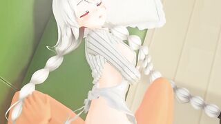 【MMD R-18 year old SEX DANCE】HOT CUNT WITH MOUTH DOES HER RIDING SEXY AND INSANE 激しいセックス[MMD]