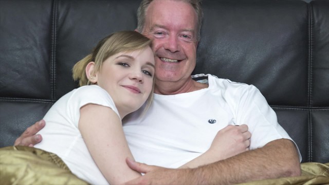 Bae blonde bends over to got fuck by grandpa huge