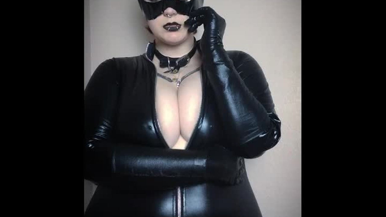 Chubby cat woman steals your cum and your cash