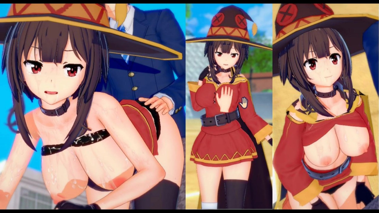 【エロゲーコイカツ！】この素晴らしい世界に祝福を！ めぐみん3DCG巨乳アニメ動画(このすば)[Hentai Game Koikatsu! KonoSuba Megumin(Cartoon 3DCG