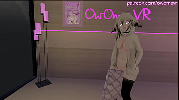 Turned On Cat chick Humps her Pillow until she Jizzes [intense Groaning, VRchat Erp, 3D Hentai] Preview