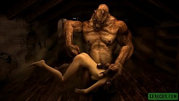 Orc fucker. 3D Anime horror