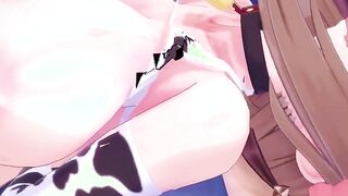 【MMD R-19 year old yo SEX DANCE】PERVERSE BOOTY GODDESS SWEET INTENSE POUNDED 激しいセックス [MMD]