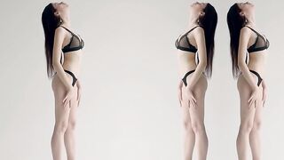 SUPERBE - Slender Eighteen Victoria Garin Getting Nude Naked