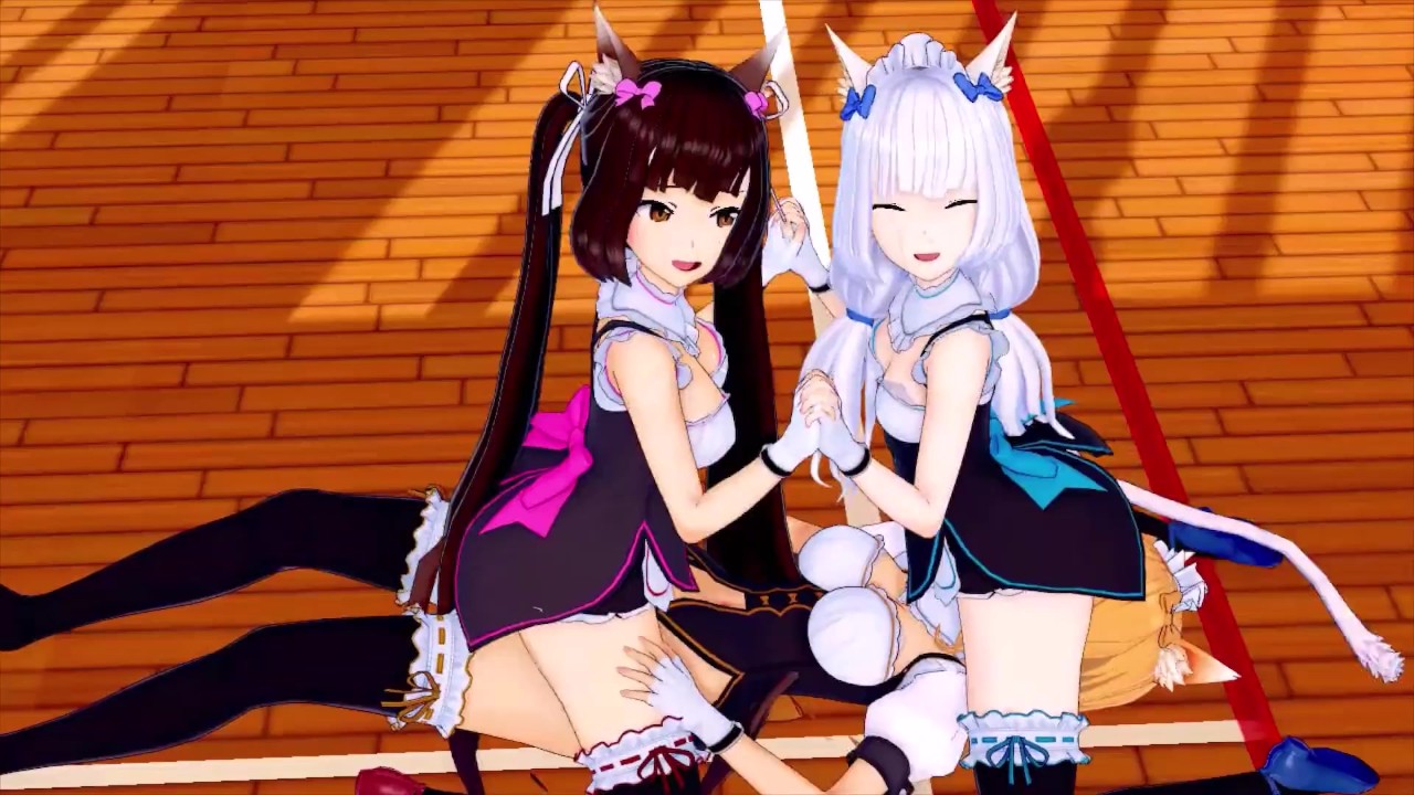 FUTA NEKOPARA MAPLE X CHOCOLA AND VANILLA (3D ANIME)