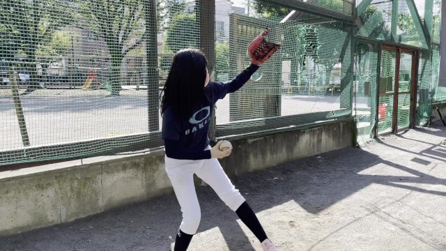 japanese amateur baseball cunt with mouth