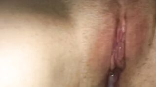 Creampied Pussy Gets Licked Up & G-Spot Finger Banged! Until She Orgasms