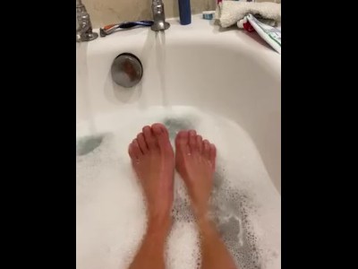 Inside the bath-tub