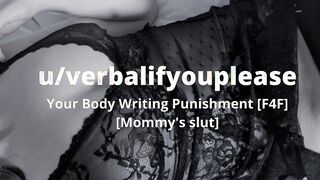 [F4F] Mommy Writes On Your Body [British Lesbo Audio]