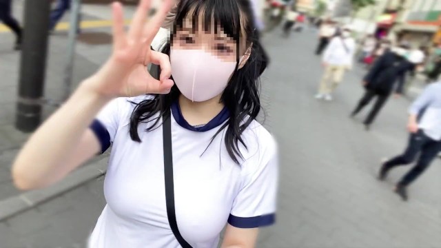 【Ｉカップ変態女子大生とうふ】続・ノーブラランニング体操着ブルマで池袋を疾走したら衝撃の結末に・・・