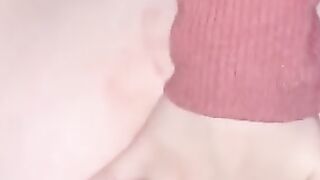 I finger nailed my tight asshole while he filled my pussy up with his cum!