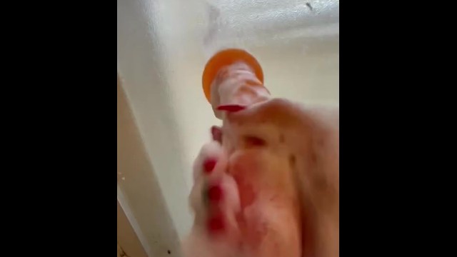 soapy toy hand job asking you to cum for me