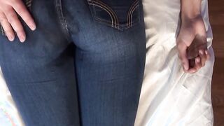 point of see DENIM JEANS Ass Grind