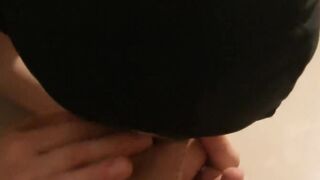 Humiliate her restroom with foot fetish