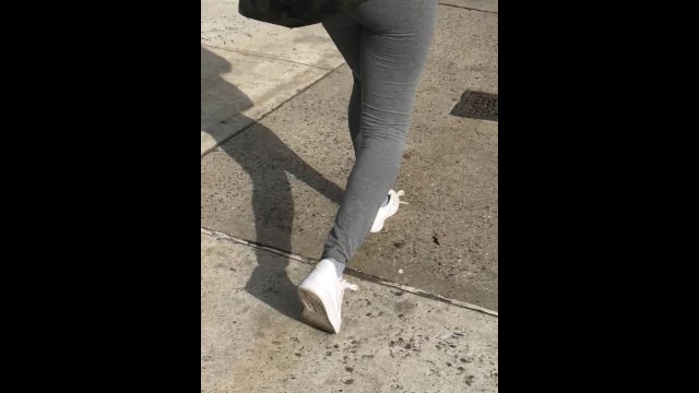 candid adorable lil black jiggly booty