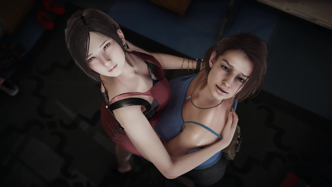 Resident Evil - Lesbo - Jill Valentine x Ada Wong - 3D Porn