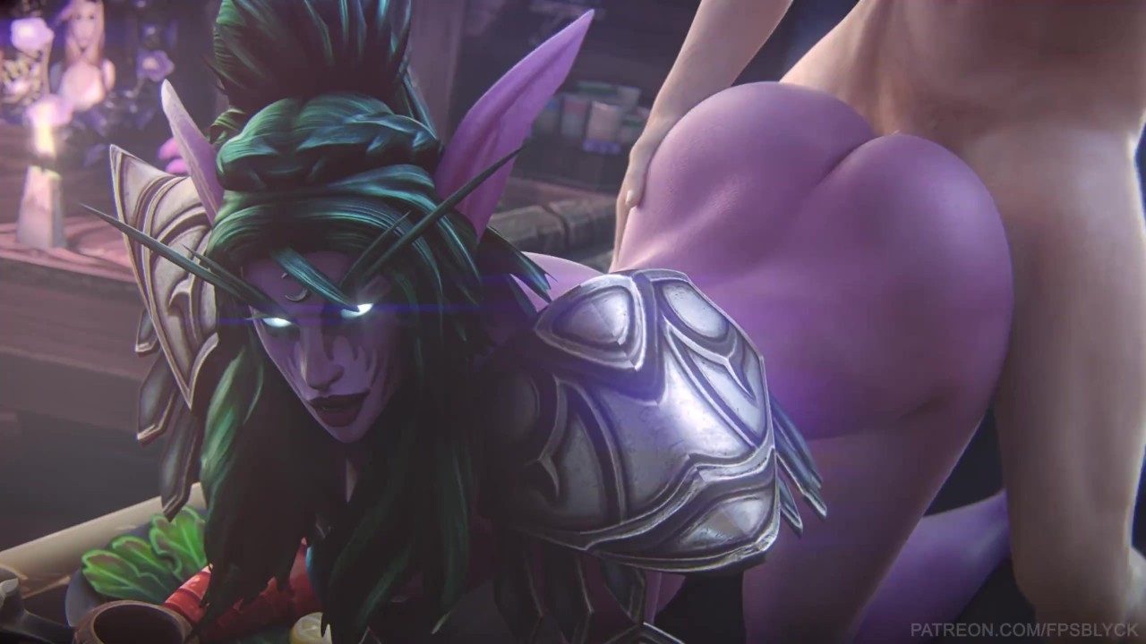 Tyrande Whisperwind gigantic butt screwed - Warcraft (Fpsblyck)