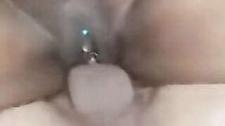 Her Vagina Dripping As She's Screwed