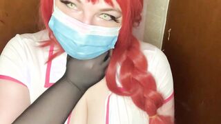 Nurse Makima Solo Tit Play No Talking Cosplay - Miss Lofn Natural 40E's