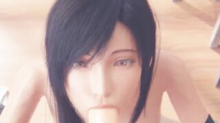 Tifa Give The Best oral sex