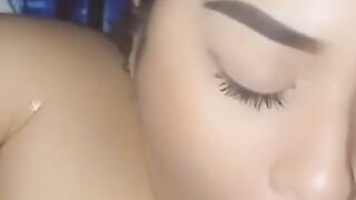 POV huge african dick FACE FUCKS LATINA