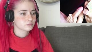 Thin 19 year older reacting to Amateur Porn - Emma Fiore