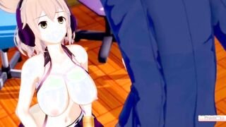 [Eroge Koikatsu! ] Touhou Toyo Satoshi Miko rubs her boobs and rolls H! 3DCG Big Melons Cartoon Sex Tape (Touhou Project)