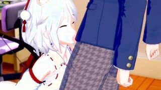 [Eroge Koikatsu! ] Touhou dog running hooters rubbed H! 3DCG Big Tits Animated Video (Touhou Project) [Hentai Game Toho Momiji