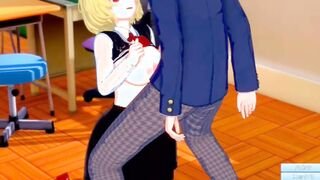 [Eroge Koikatsu! ] Touhou Rumia rubs her hooters and rolls H! 3DCG Big Boobs Cartoon Clip (Touhou Project) [Hentai Game