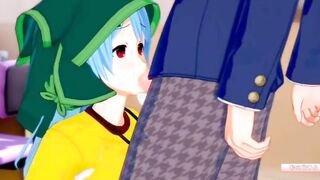 [Eroge Koikatsu! ] H! 3DCG Big Boobs Hentai Sex Tape (Touhou Project) [Hentai Game Toho Kasen Ibaraki]