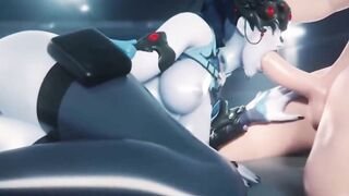 WIdowmaker Overwatch SFM/Blender Compilation with Sound 3D Porn