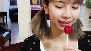 LISA-002 Innocent Tiny Young oriental Lolipop Tease