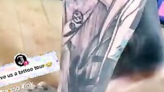 Anuskatzz little TATTOO TOUR - More on my TIKTOK = Same name - Celeb ink inked tattoos piercings