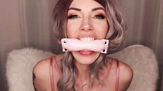 Pink Gag Drooly JOI