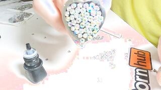 TUTORIAL--Swarovsky Butt Plug Craft & then Demonstration 4K