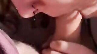 Ex-Wifey sucks dick public!!