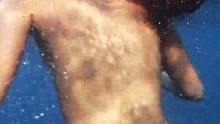 Aneta is a wonderful huge tits Bae underwater